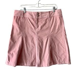 Athleta whenever pink corduroy skirt